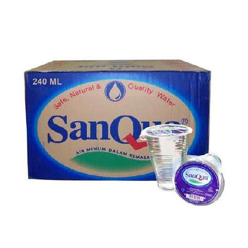 

SANQUA AIR MINERAL 240ml - 1 KARTON [48 GELAS]