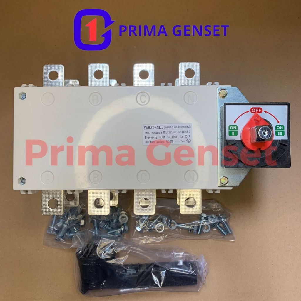 COS Manual 250A 4P / Change Over Switch 250 Ampere 4 Pole / Ohm Saklar Genset