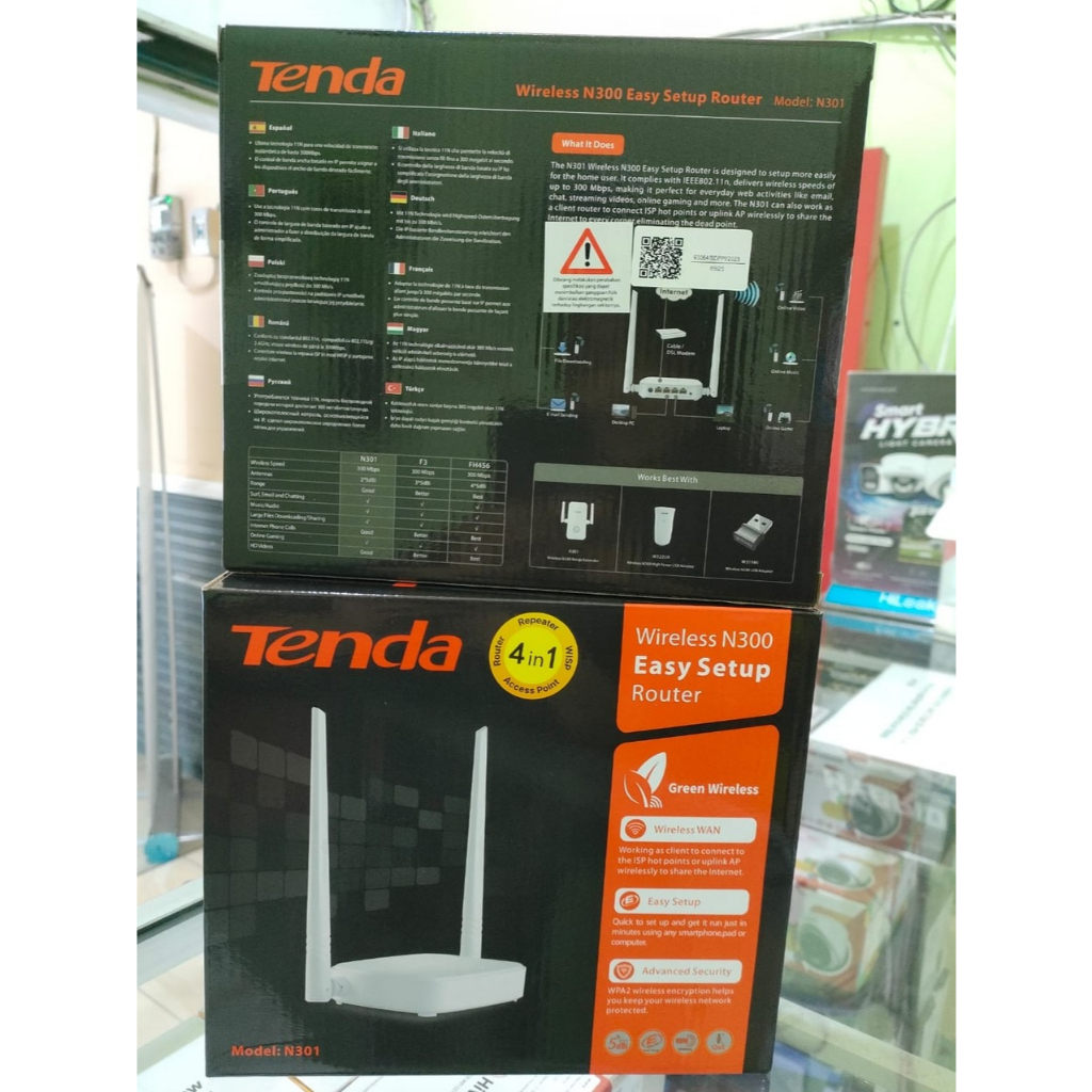 TENDA WIRELESS ROUTER N301