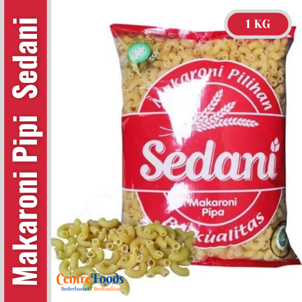 

Makaroni Pipa - SEDANI | 1.000gr [ Harga Per BKS ]