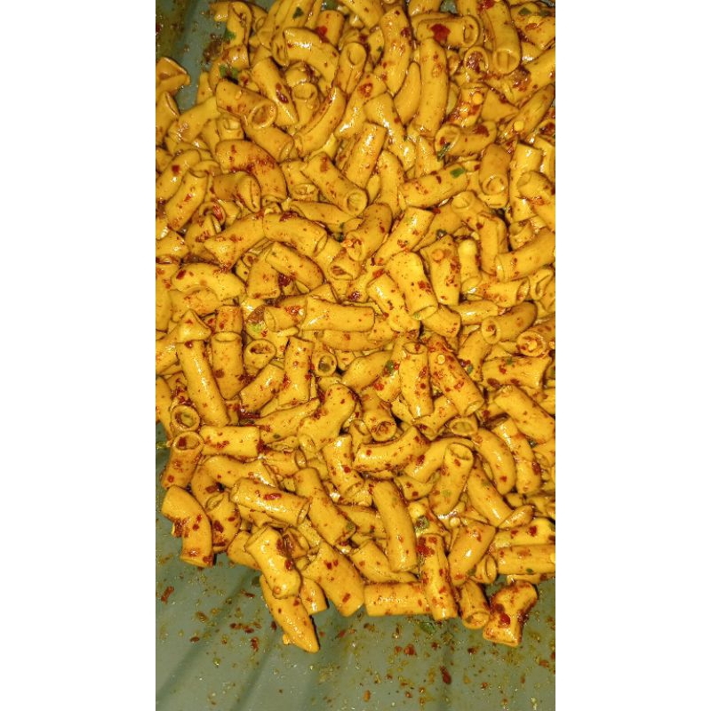 

Makaroni bantet | makaroni kudu | bikin nagih | kemasan cilik | 45 gram