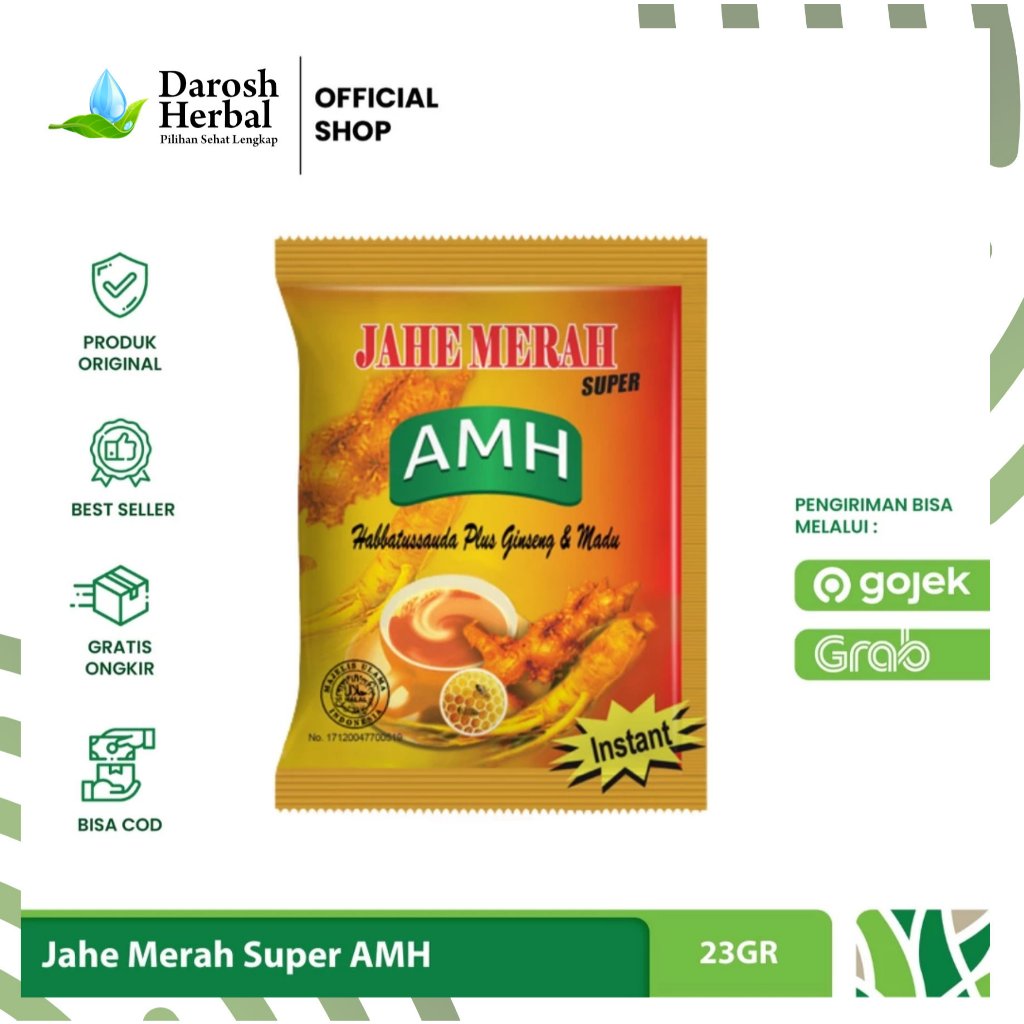 

AMANAH - Jahe Merah Super AMH Amanah 1 Renceng - Isi 10 Pcs