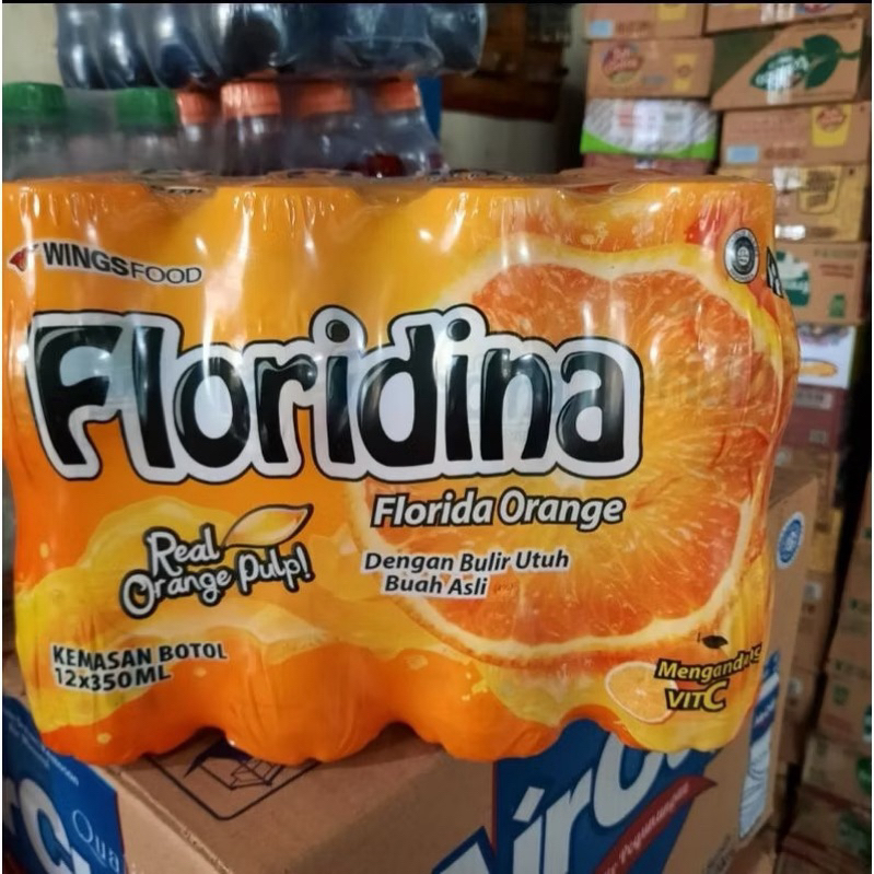 

TERMURAH !! FLORIDINA ORANGE 350ML DUS ISI 12 BOTOL/FLORIDINA RASA JERUK