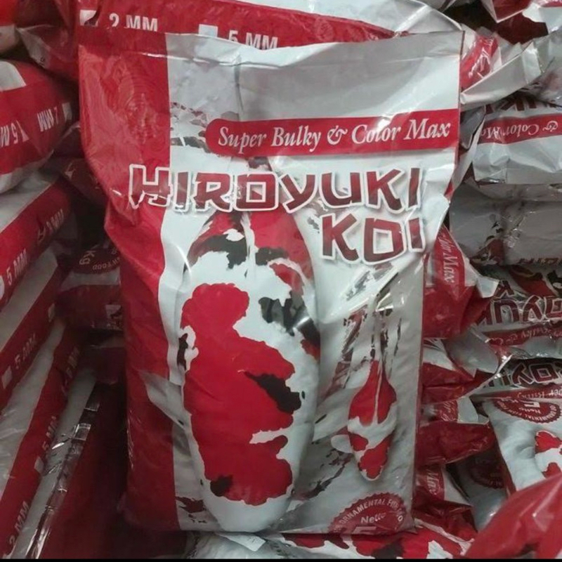 Pakan Ikan Koi HIROYUKI SUPER Bulky & Color Max 5kg