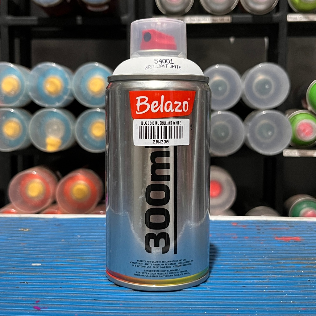 

Brilliant White - Belazo 300 ml - Spray Paint