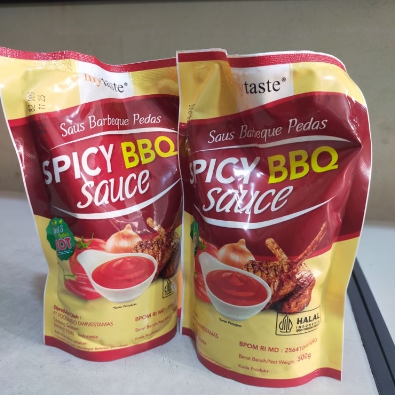 

MY TASTE SPICY BBQ SAUCE 500GR