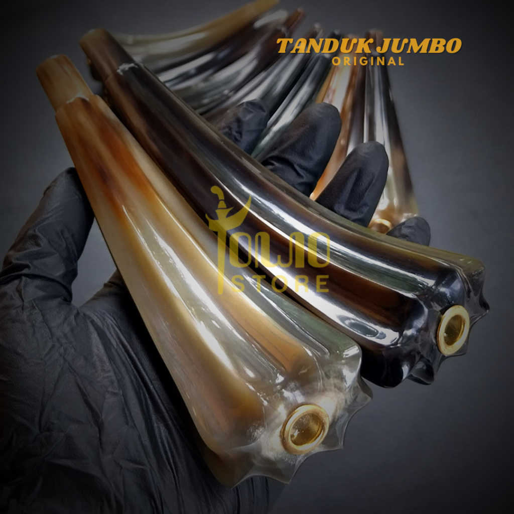 SPESIAL BIG once pipa rokok tanduk jumbo belimbing once roko padudan bule / hitam 100% asli pucukan 