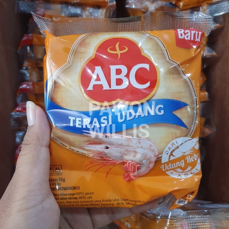 

ABC Terasi Udang 1 Pack Isi 20 x 3.8 gram
