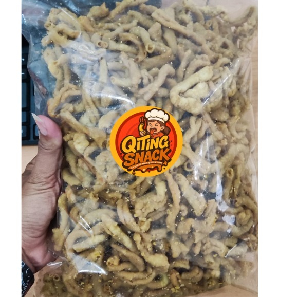 

USUS AYAM KRISPY ORIGINAL / KERIPIK USUS AYAM KRISPY ORIGINAL KEMASAN 250 GR - QITING SNACK