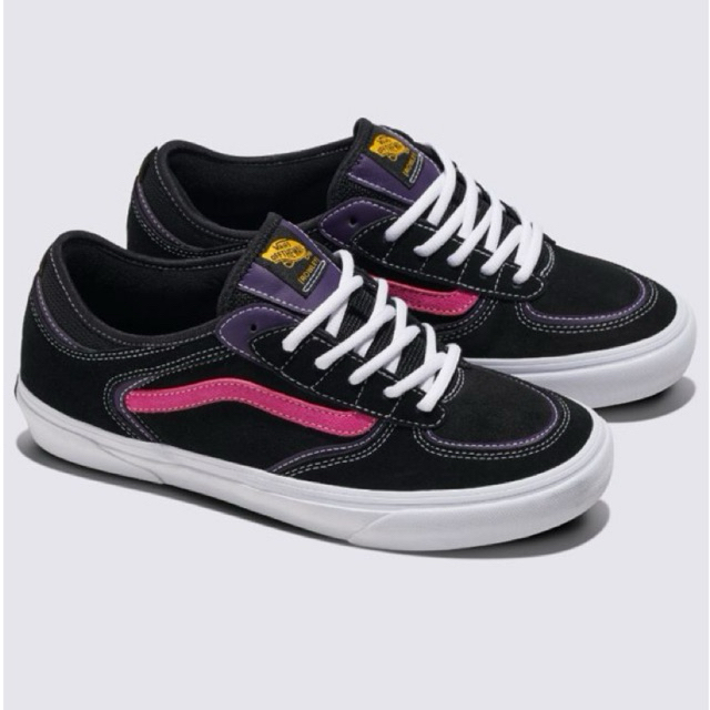 Vans Skate Rowley Shoes - Black/Pink