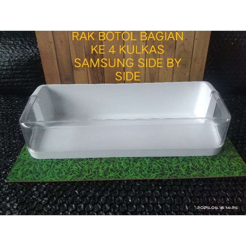 RAK KULKAS SAMSUNG SIDE BY SIDE 2 PINTU RAK BOTOL BAGIAN KE 4 KULKAS SAMSUNG SIDE BY SIDE