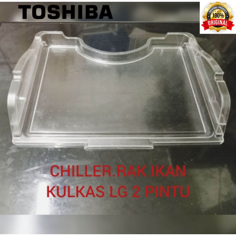 RAK CHILLER.RAK IKAN KULKAS LG 2 PINTU.SECOND ORIGINAL