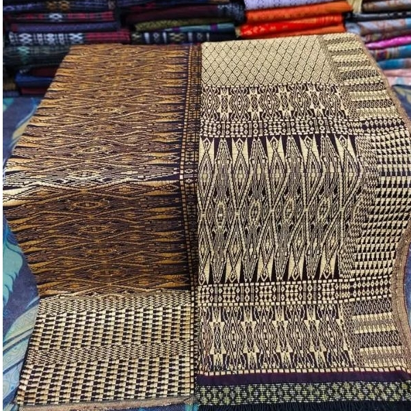 Kain songket tumtuman purada Songket Toba benang kristal