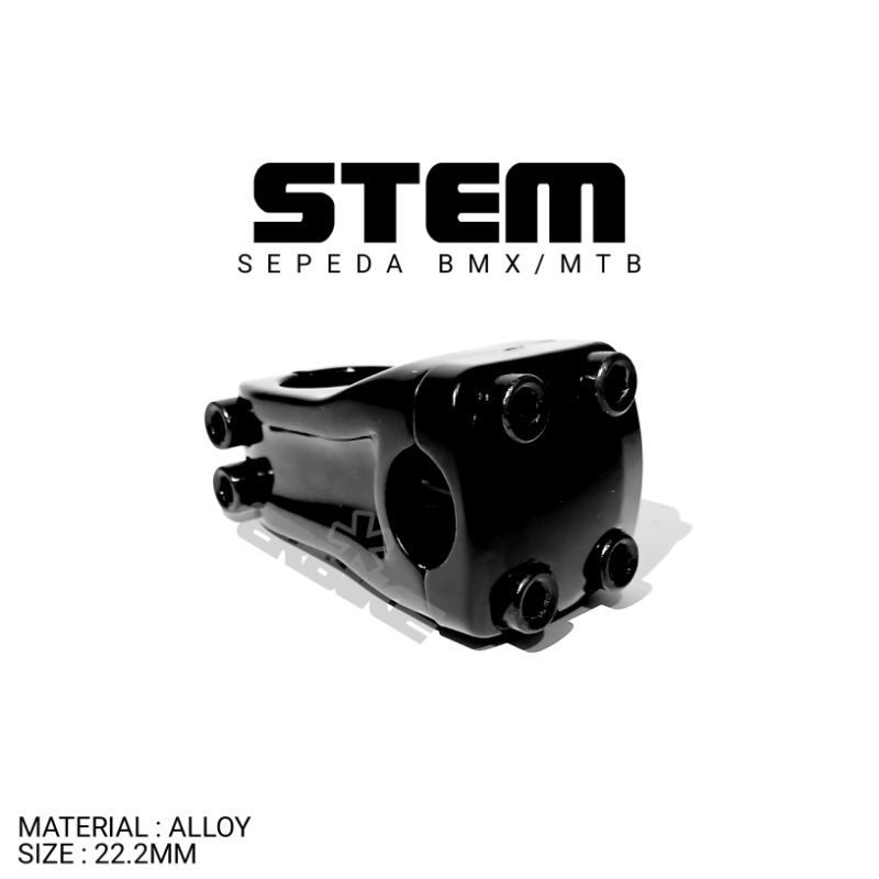 STEM BMX/MTB ALLOY HITAM