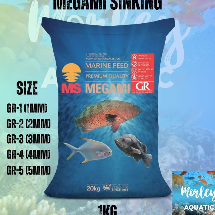 Berkualitas MEGAMI GR SINKING 1KG