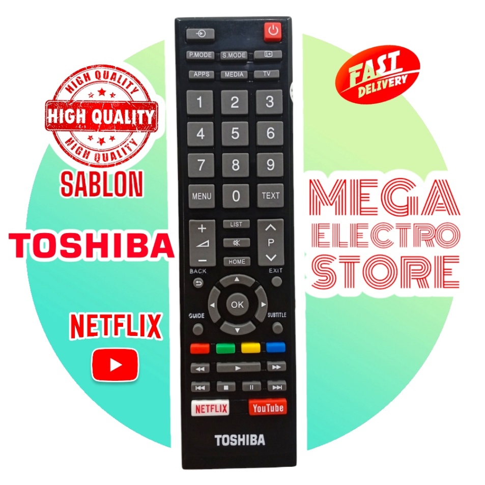 Terjangkau Remote TOSHIBA SMART TV LED