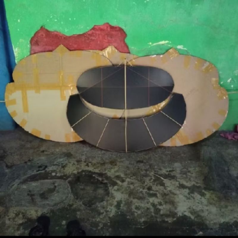 layang layang pegon 1 meter sudah tes terbang