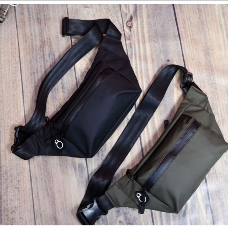 Tas Selempang Pria Multifungsi Tas Selempang Waitsbags waterproof Tas olahraga tipis Original import