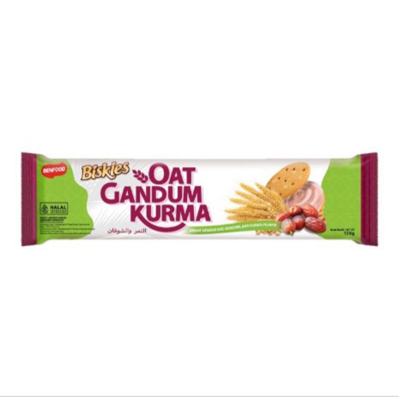 

Biskies Sandwich Crackers Biskuit Gandum Kurma 108 g