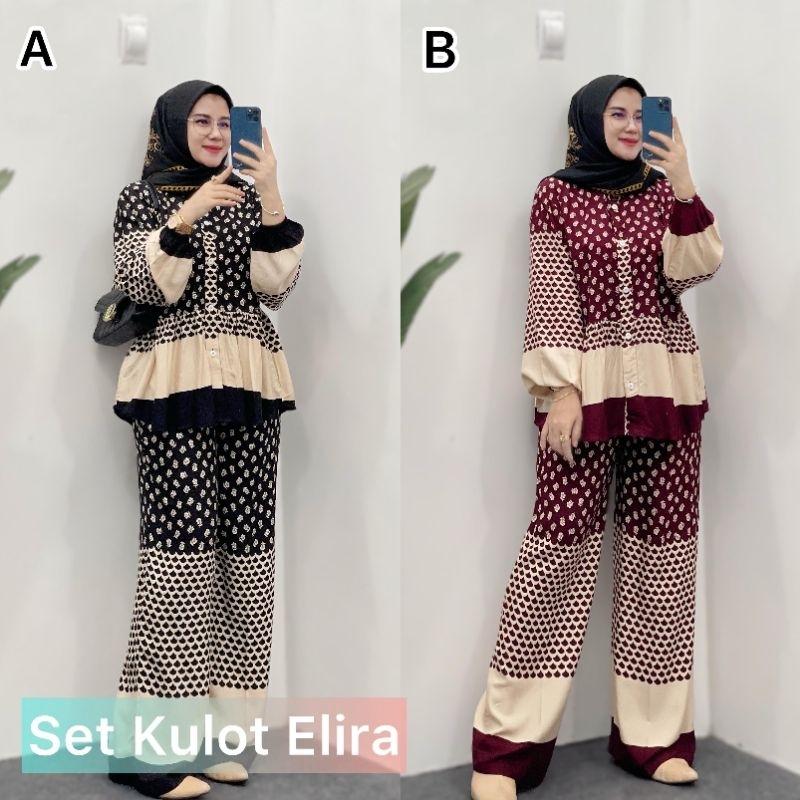 SET KULOT ELIRA (SILAHKAN CHAT DULU SEBELUM CO UNTUK CEK KETERSEDIAAN PRODUK)