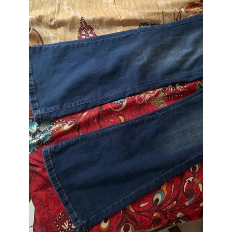 preloved lulu jeans cutbray retro