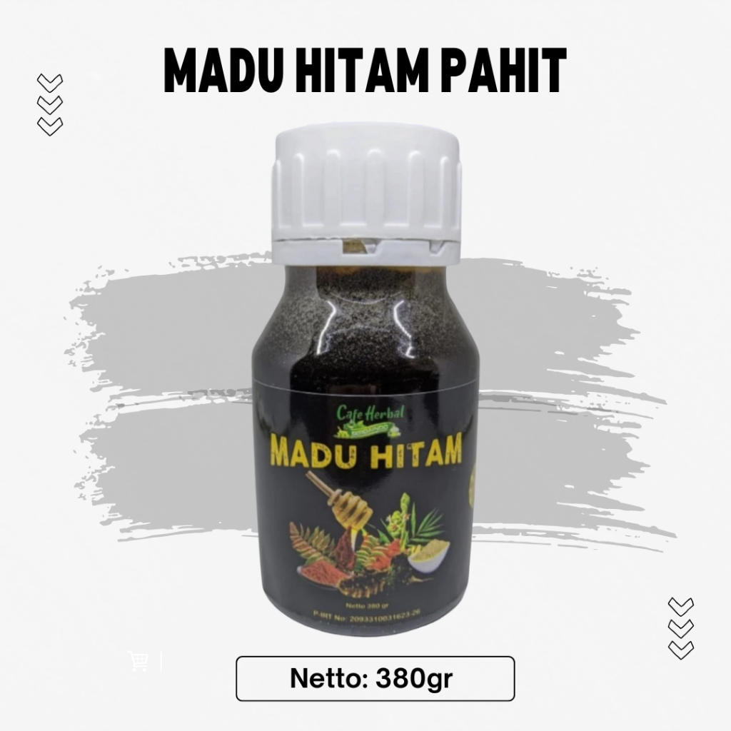 

Madu Hitam Pahit 380gr Madu Herbal