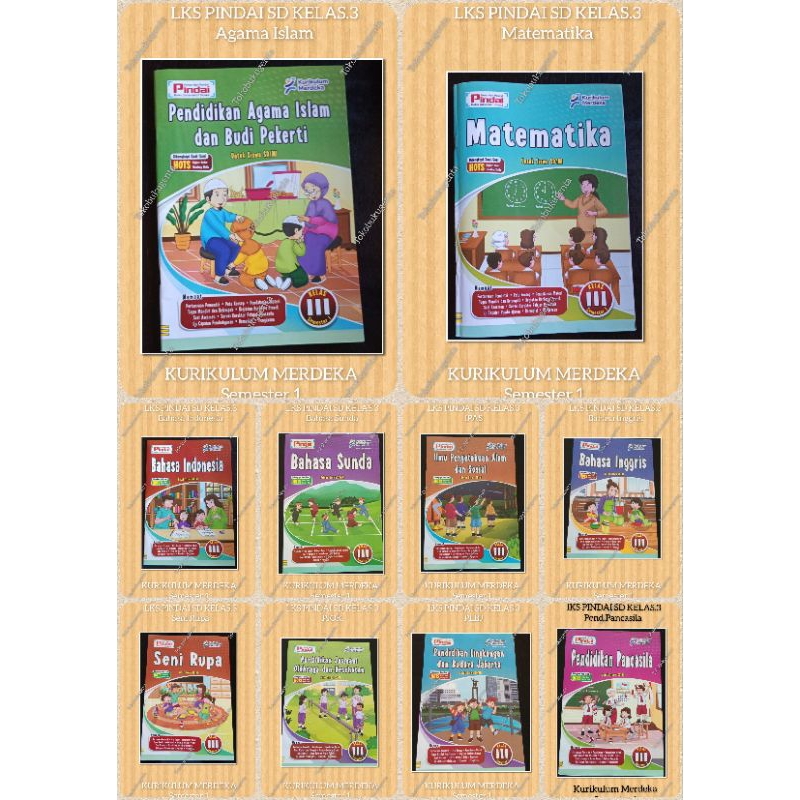 LKS PINDAI KELAS 3 SD SEMESTER 1 KURIKULUM MERDEKA