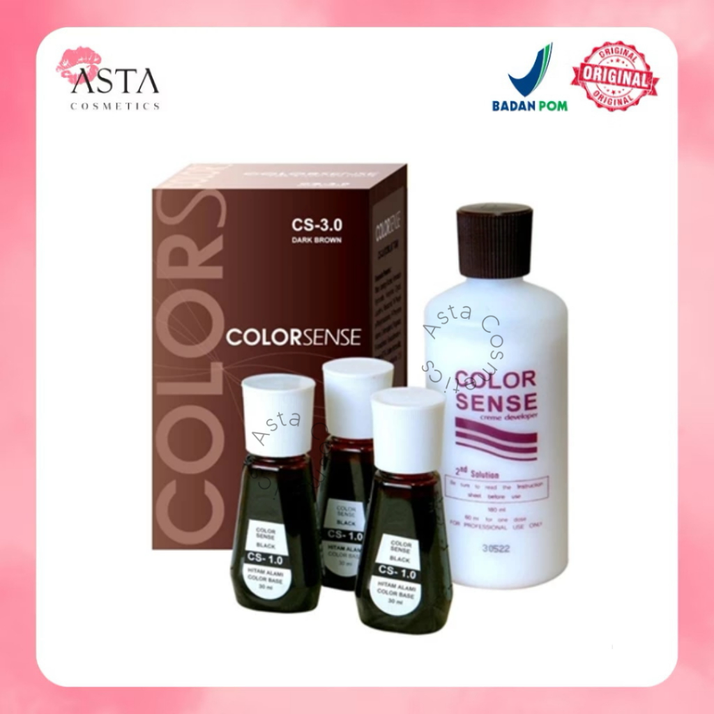 ColorSense Cat Rambut / Color Sense Toning Rambut Hitam Coklat