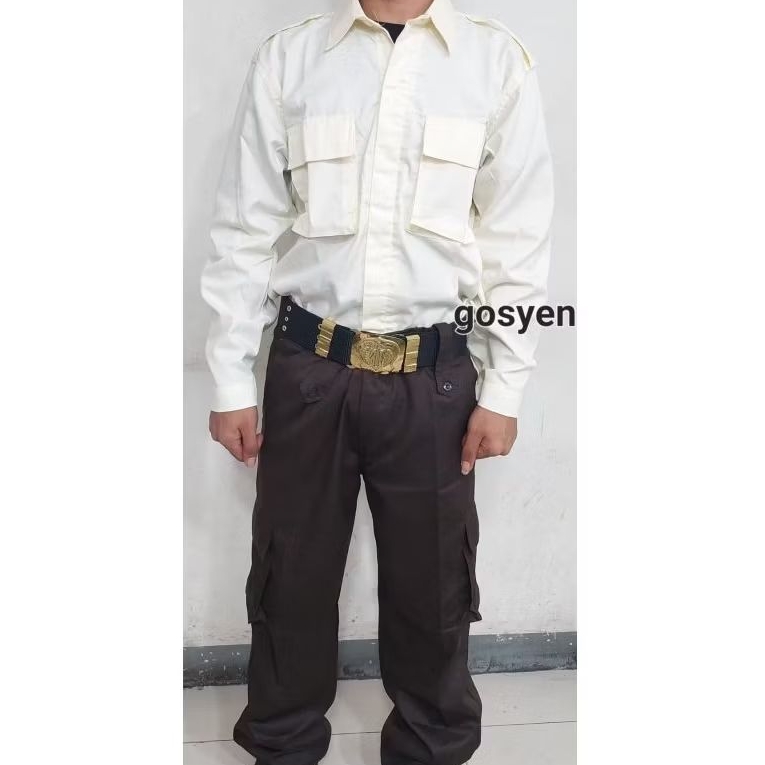 Setelan Satpam/baju satpam terbaru/baju security/Baju Pdh Panjang/pdl sus/baju satpam polosan