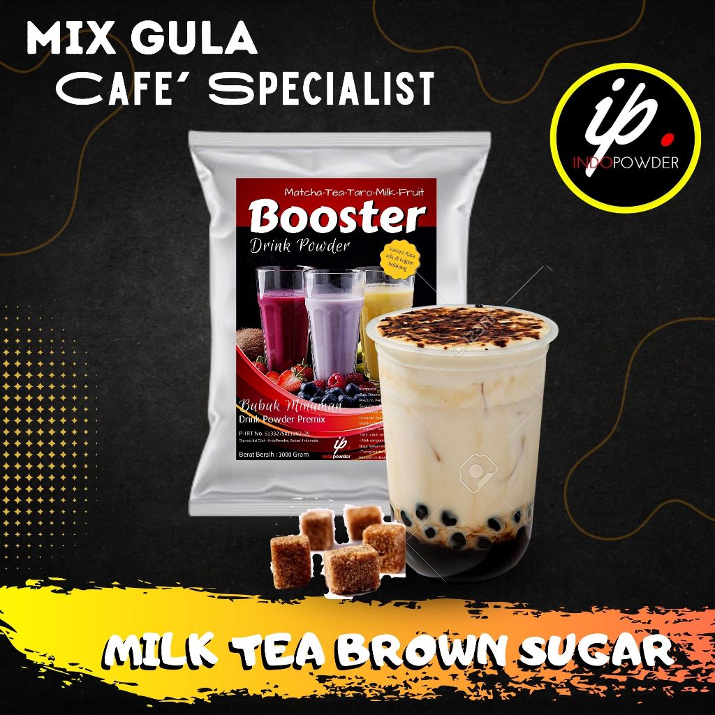 

IP Jakarta - Bubuk Minuman Rasa MILK TEA BROWN SUGAR 1Kg untuk Cafe, Waralaba dan Resto