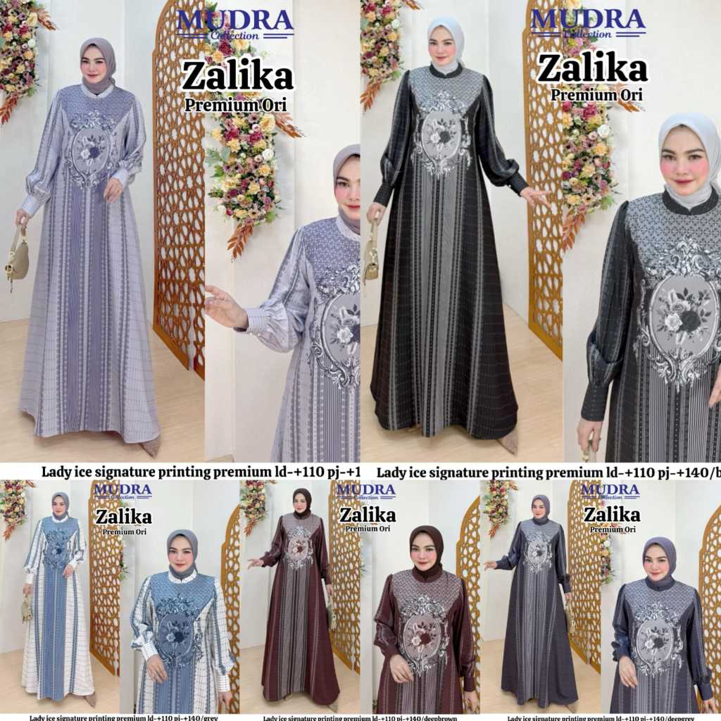 ZALIKA DRESS PREMIM ORI BY MUDRA