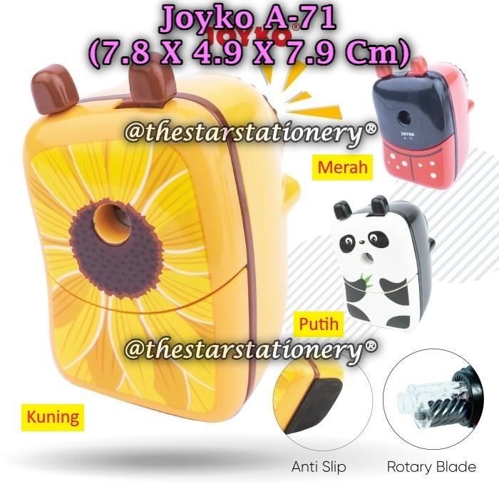 

(1 Biji) Rautan Putar JOYKO A-71 Rautan Meja Joyko A-71 / Sharpener Rautan Serutan Putar Joyko A-71