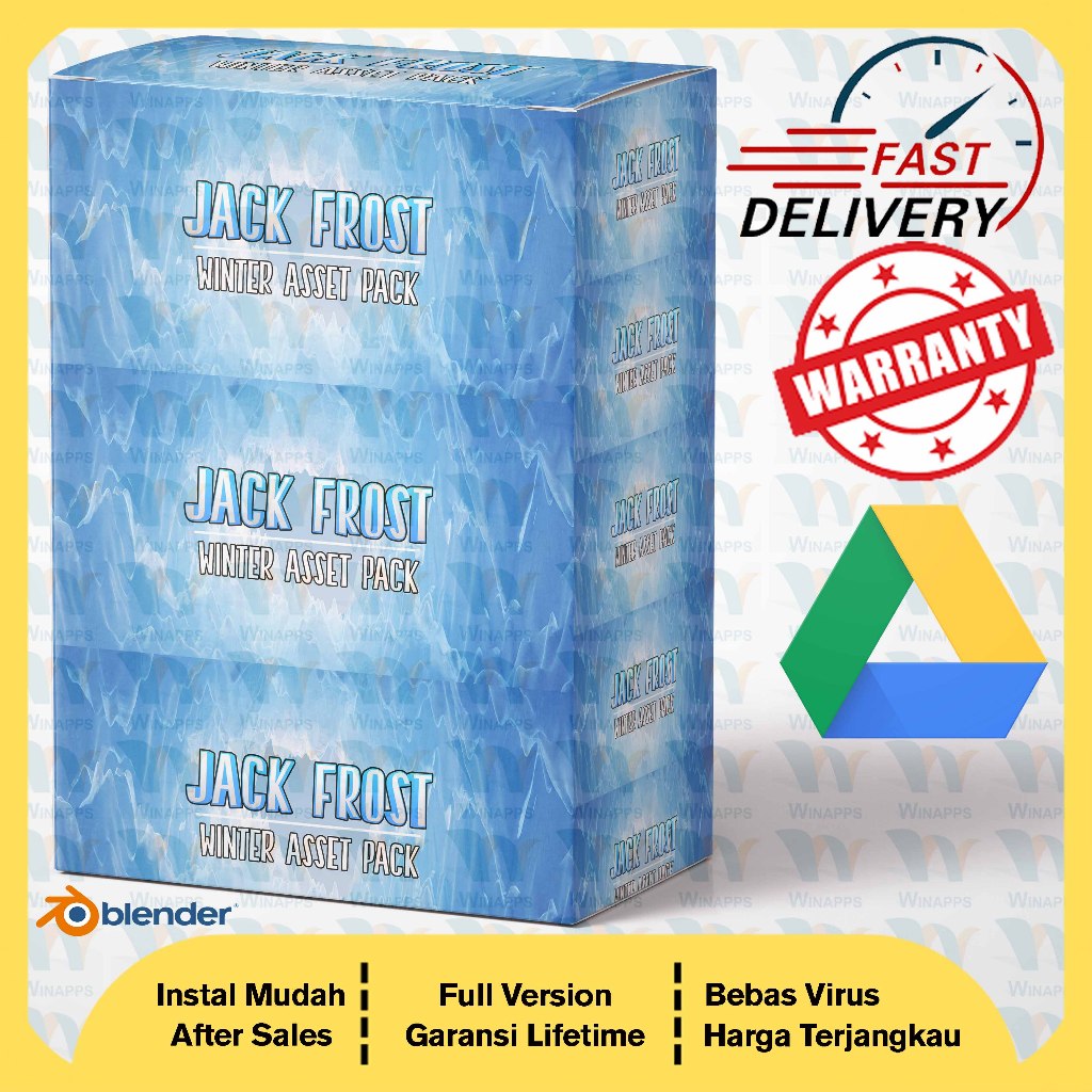 Jack Frost | Winter Asset Pack for Blender 3D