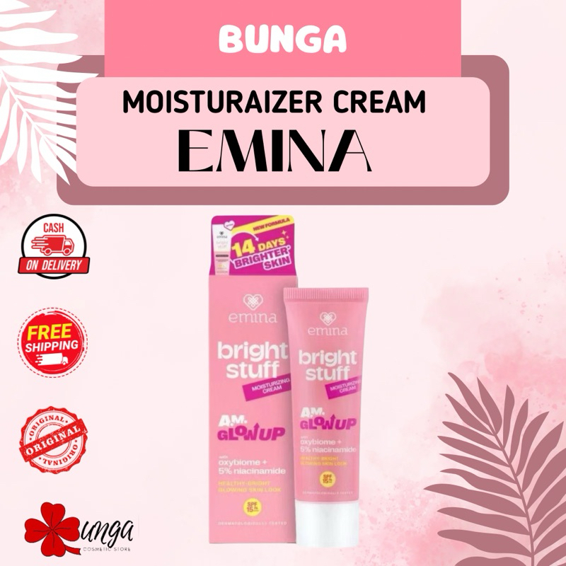 BUNGA-Emina Moisturizer Brightstuff Pelembab Wajah Moisturizer Emina