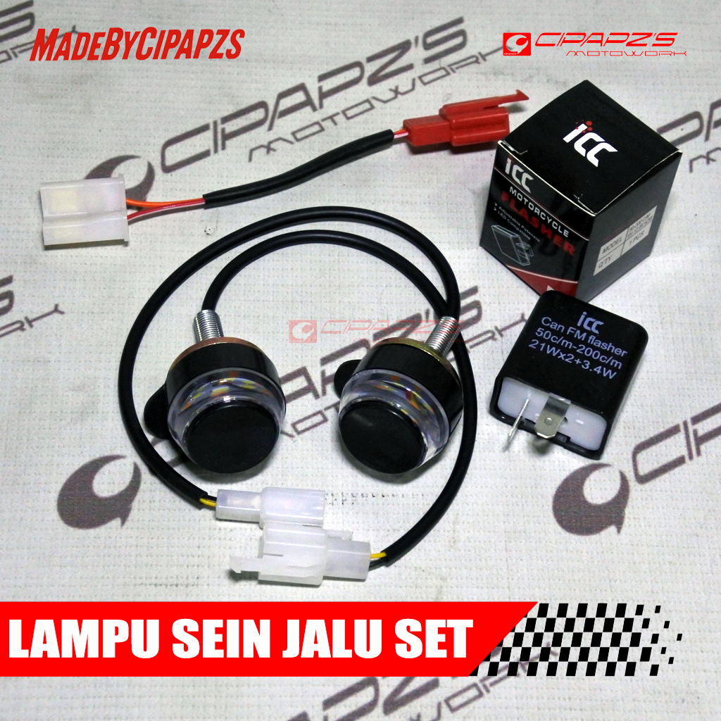 Lampu Sein LED Jalu Stang Lampu Sein Belakang Motor Cipapzs Motowork
