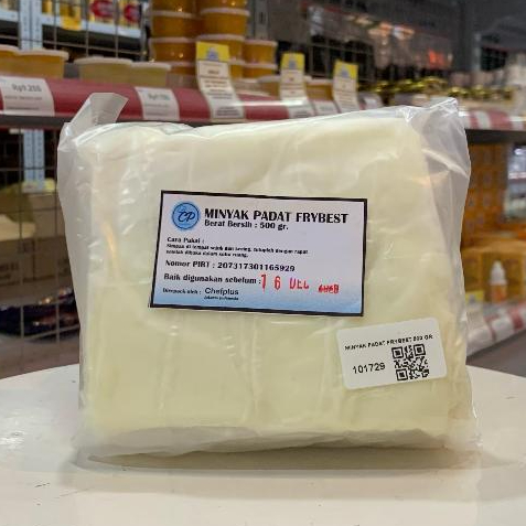 

Minyak padat frybest 1kg 500gr Repack