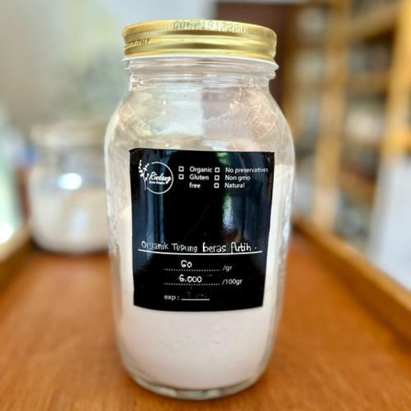 

Organic tepung beras putih 250 gram