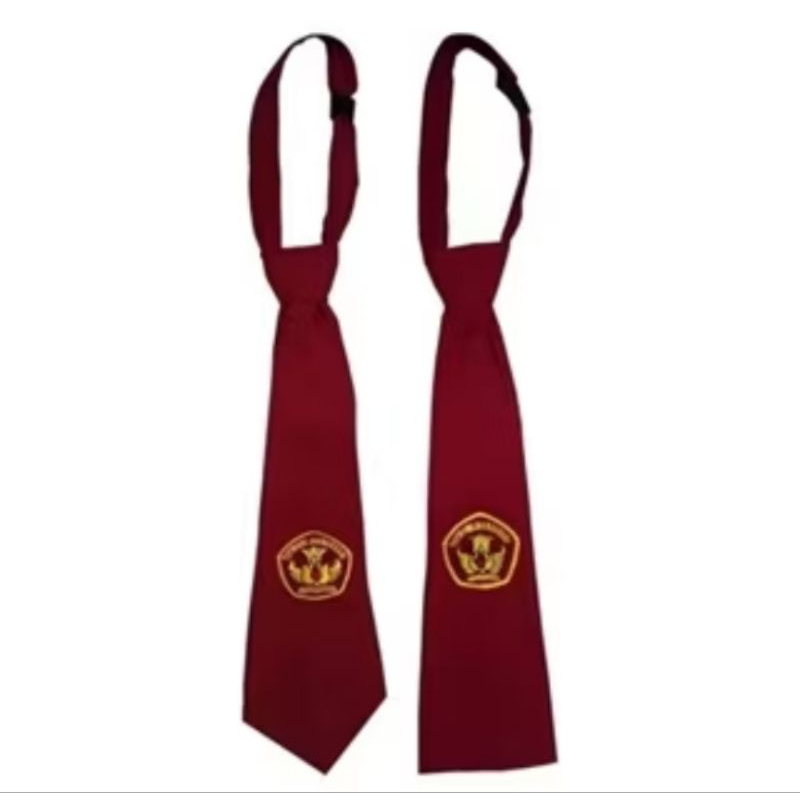 Dasi Sekolah SD Panjang Dasi SD Bordir Perekat