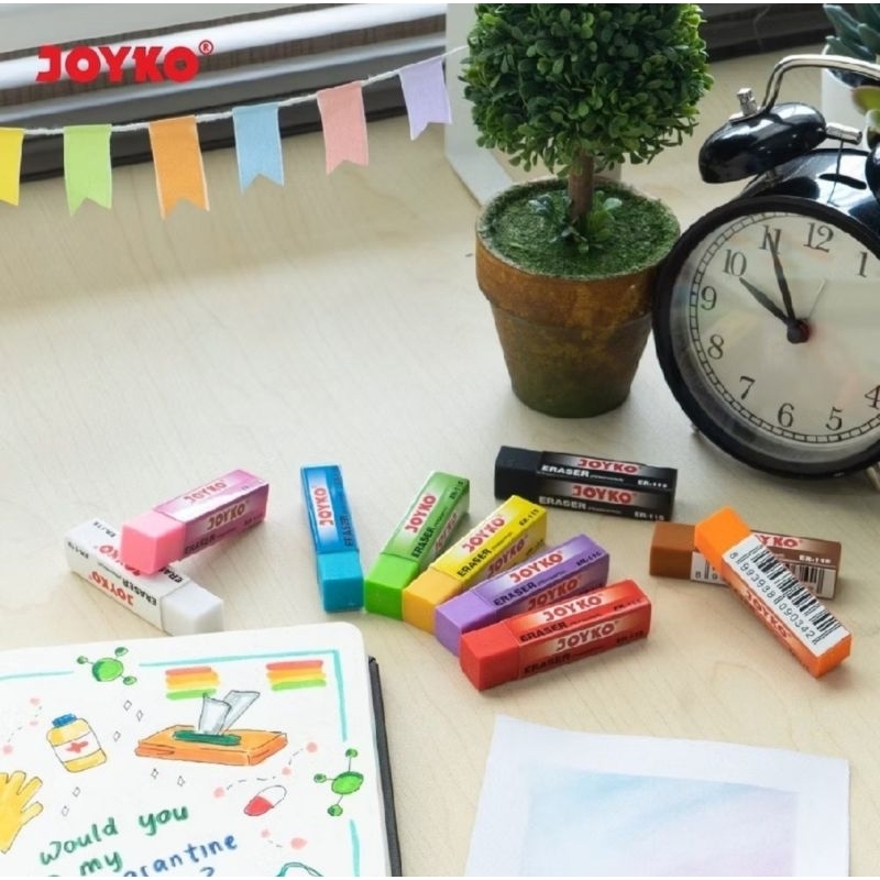 

Eraser / Penghapus Joyko ER-115 Stip Hapusan 1pcs