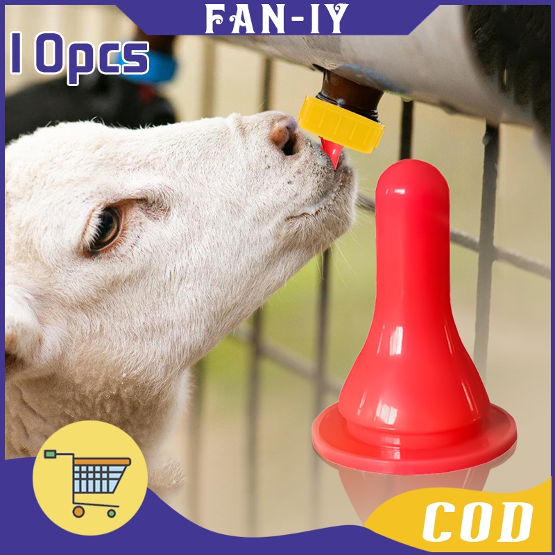 10Pcs Empeng Peliharaan - Dot Bayi Sapi Kambing Tahan Lama - Meningkatkan Sapi Kambing Kelangsungan 