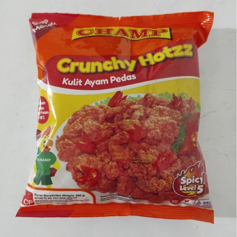 

CHAMP CRUNCHY NUGGET HOTZ SPICY LV 5 300GR