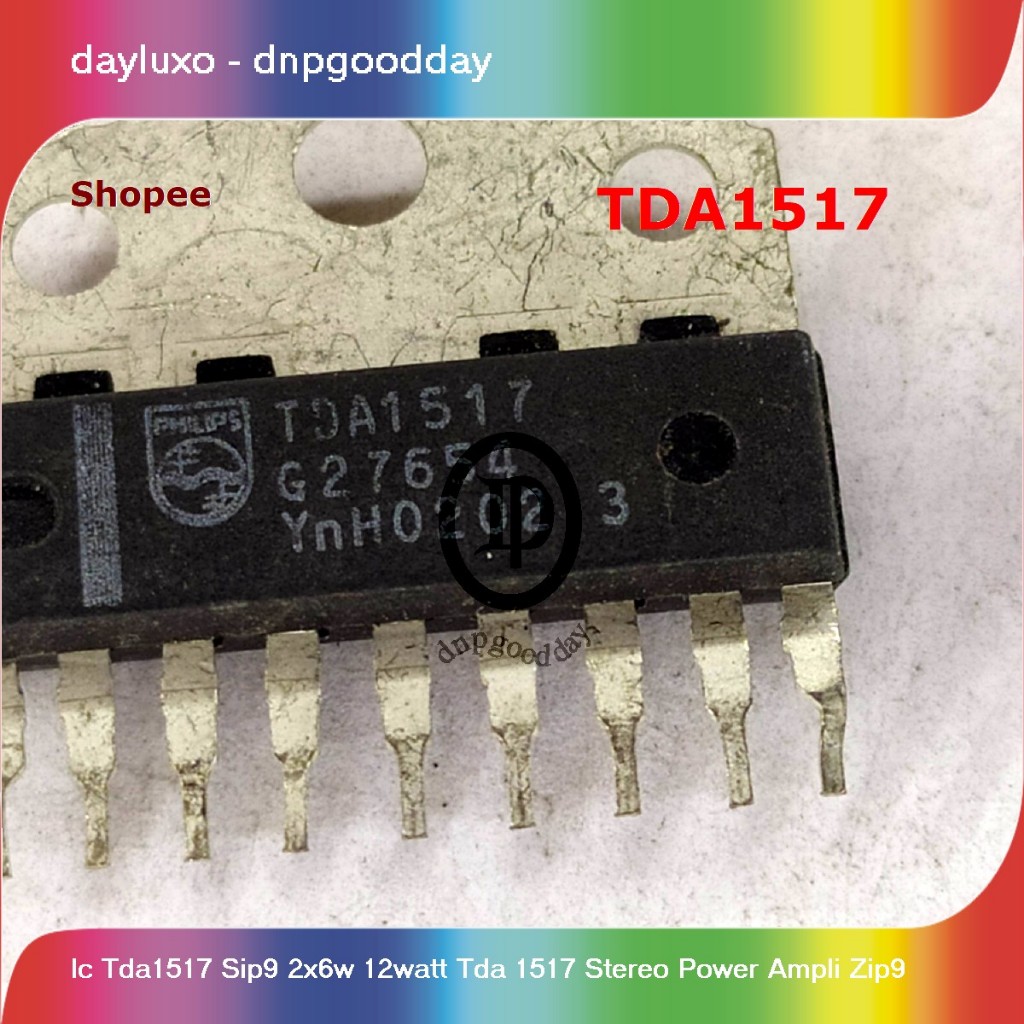 ic tda1517 sip9 2x6w 12watt tda 1517 stereo power ampli zip9