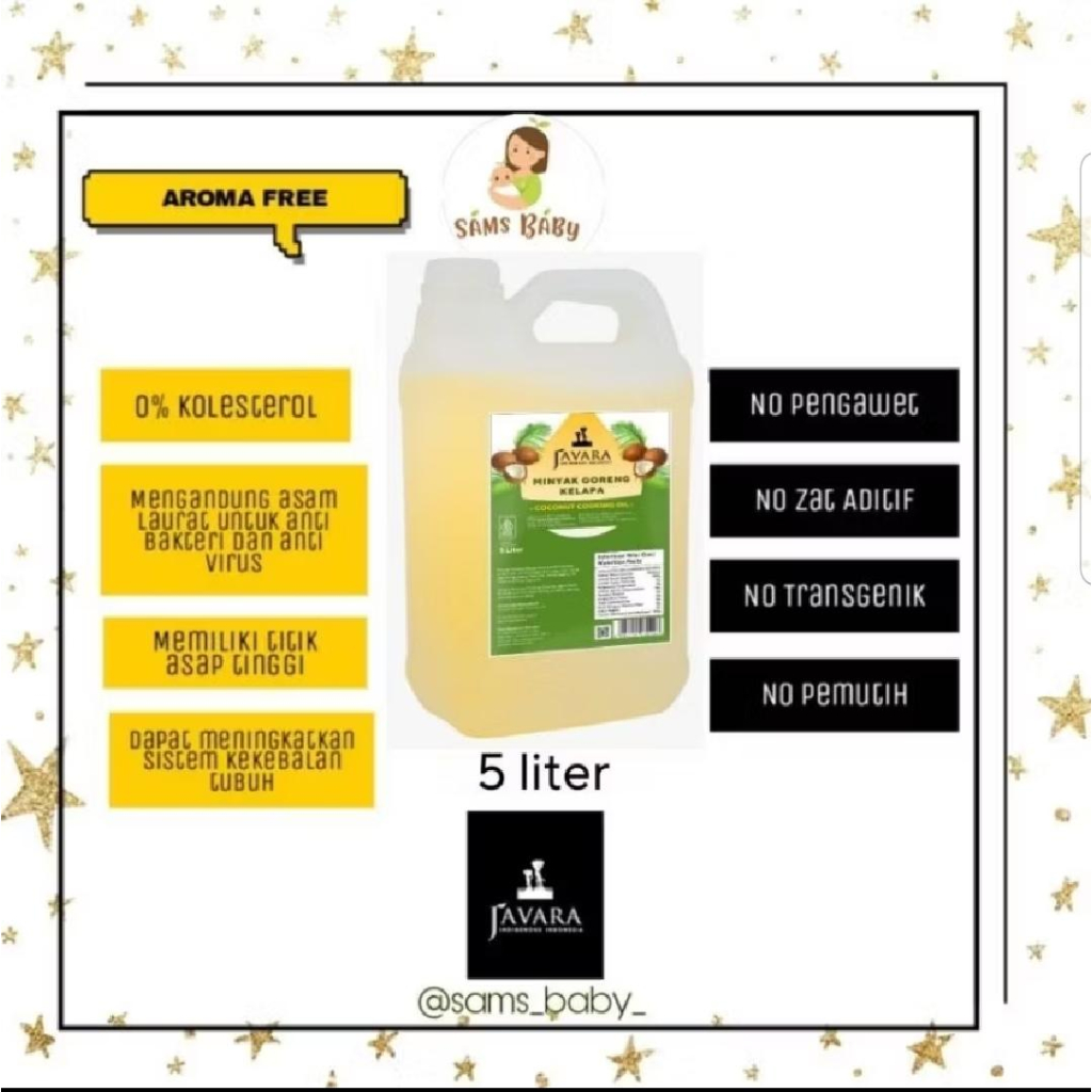 

Javara Non Organic Minyak Goreng kelapa Coconut Cooking oil