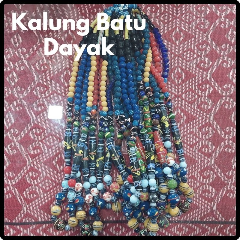 Kalung Manik Batu Dayak Kalimantan | Kalung Khas Borneo Kalimantan