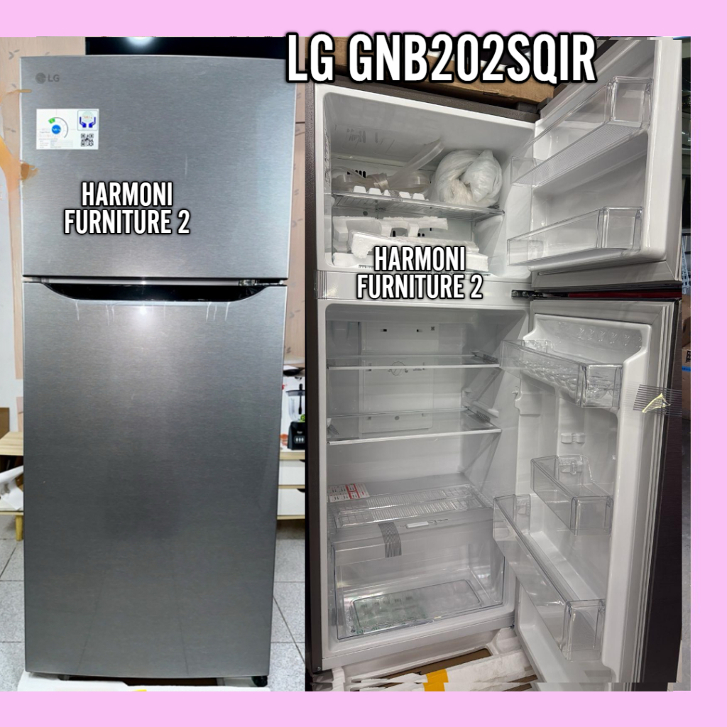 KULKAS LG 2 PINTU GNB202SQIR LOW WATT FREE ONGKIR SERANG KOTA
