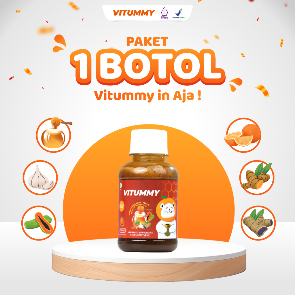 Madu Vitummy Paket 1 Botol 130 ML