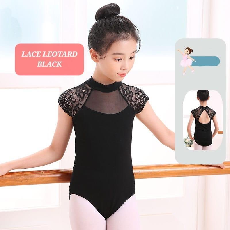 Baju Ballerina Kids Perempuan Cantik Lace Leotard Baju Ballet ANak Cewek Seragam Ice Skating Senam G