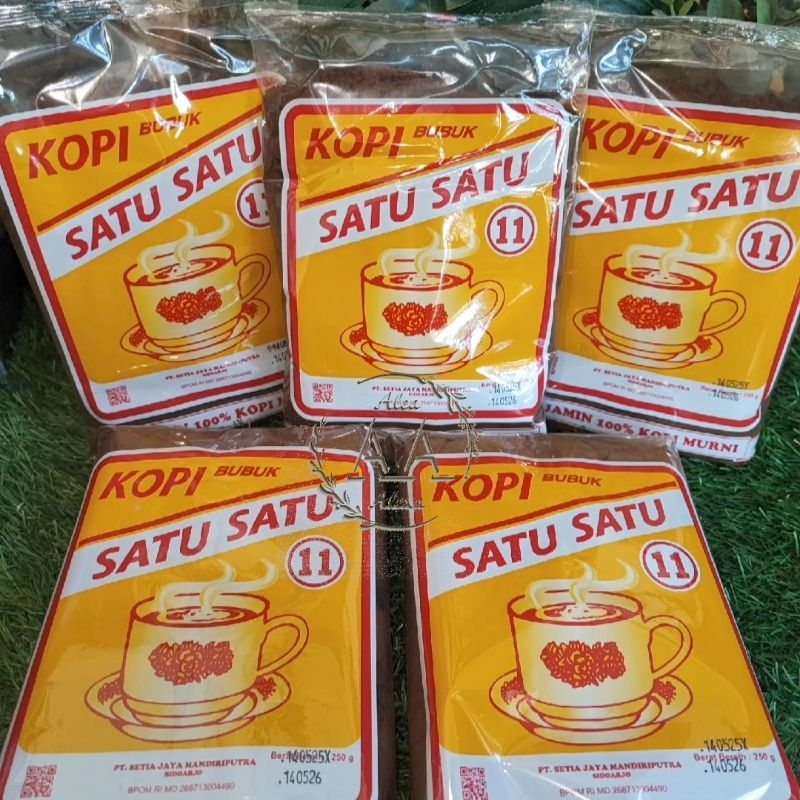 

( BORONG 5 pcs ) JAMINAN ORIGINAL Exp 2026 Kopi Bubuk Satu Satu Rasa Estetik Jawaranya Kopi Kualitas No 1 Netto 250gram