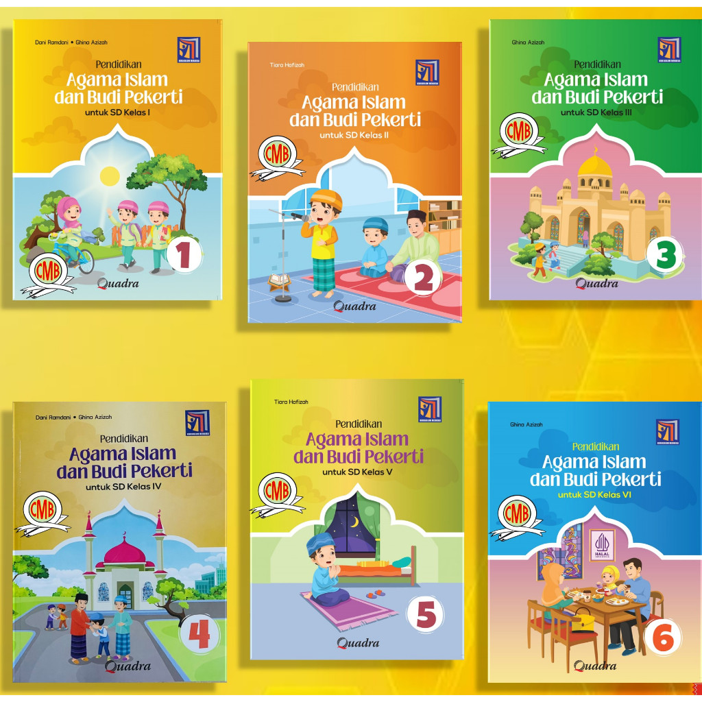 [Penerbit Quadra] Pendidikan Agama Islam Kelas 1,2,3,4,5,6 Kurikulum merdeka