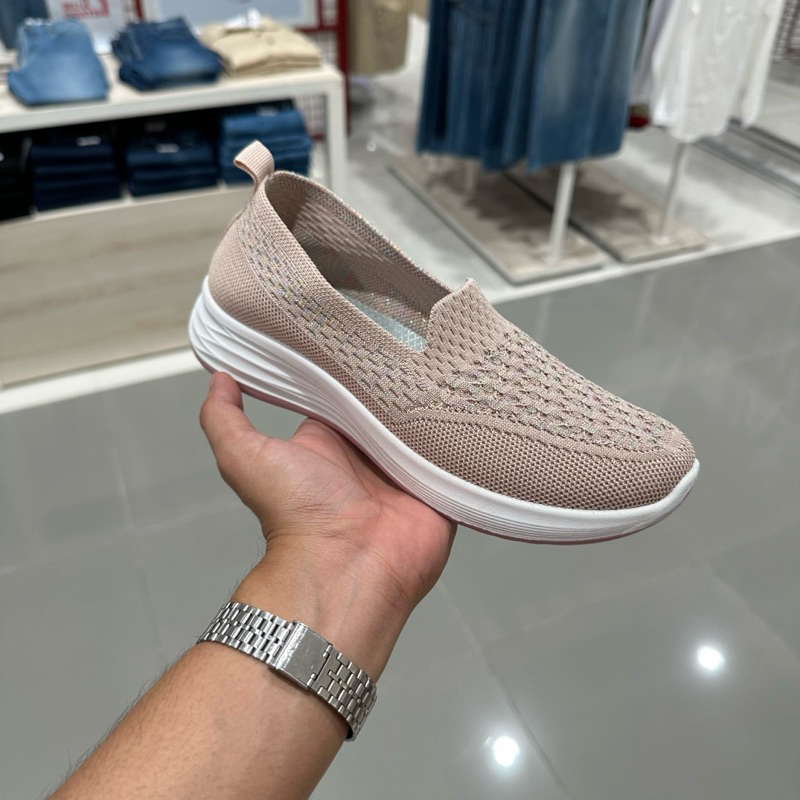 Sepatu slip on selop rajut wanita super nyaman -DR KEVIN